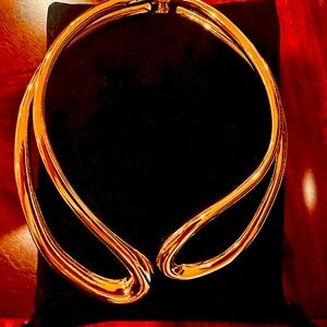 ZARA ASYMMETRIC OPEN CHOKER NECKLACE